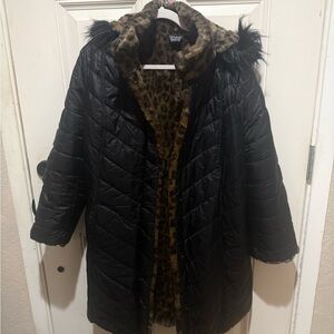 Dennis Basso Faux Fur Coat